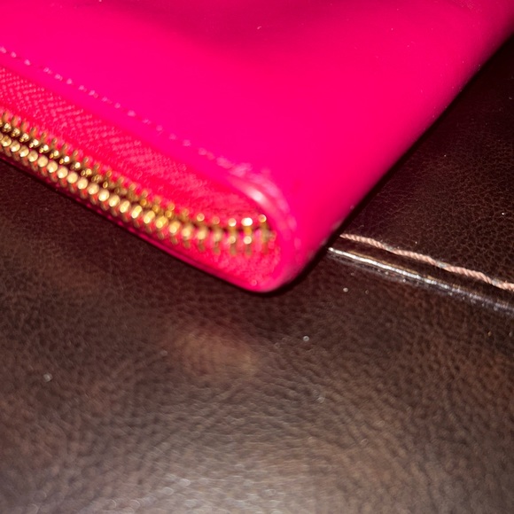 Tory Burch Hot Pink Zipper Wallet - Picture 7 of 9